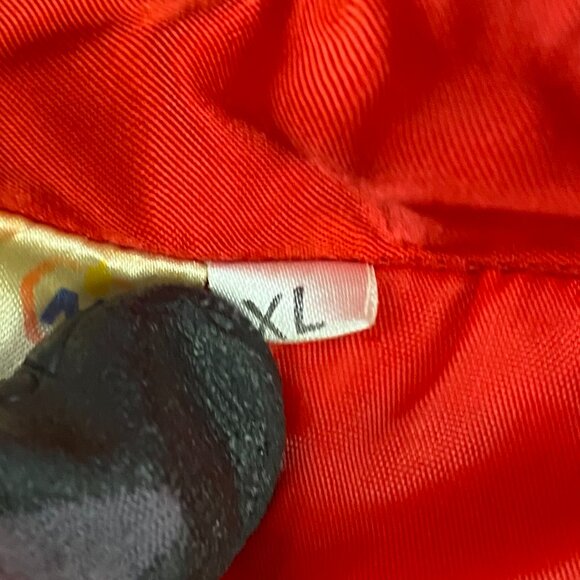 Vintage Coors Slo Pitch Satin Jacket Men's XL Fits Large Red Snap Beer Molson - Picture 6 of 15